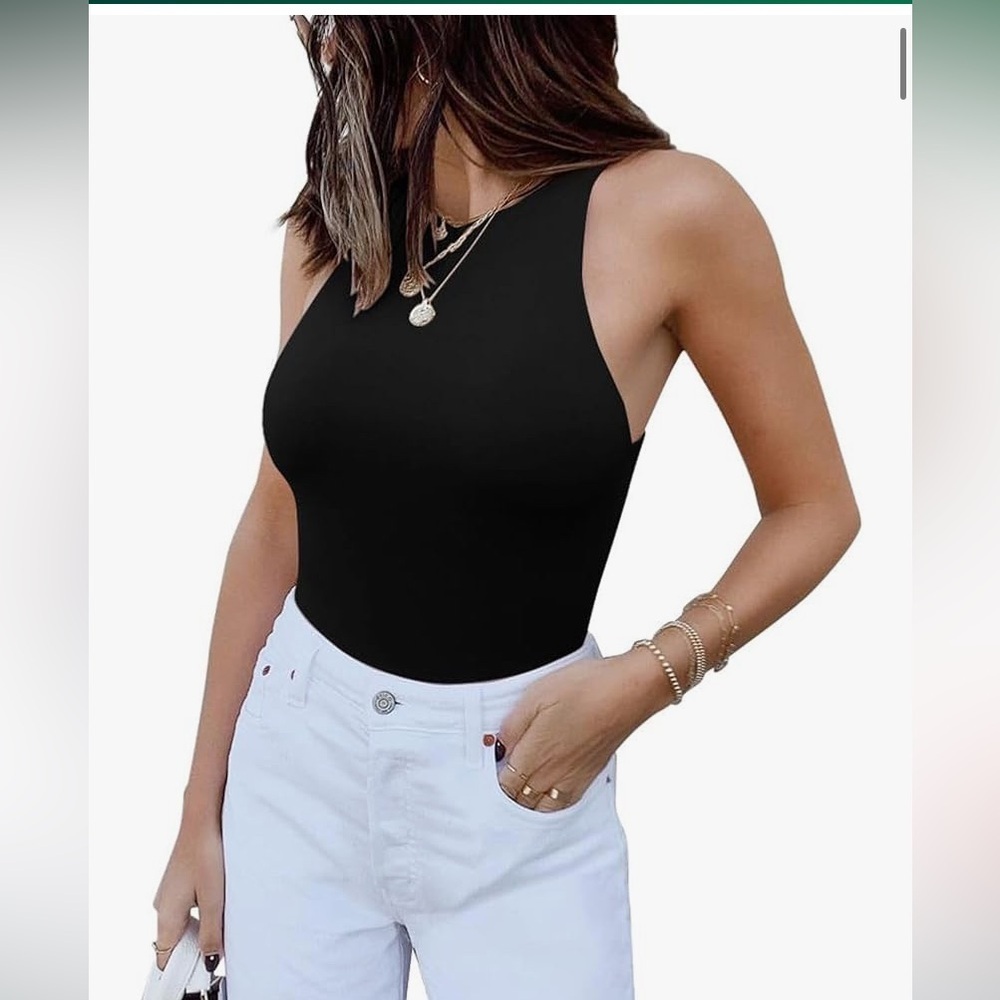 Women's Black Bodysuit